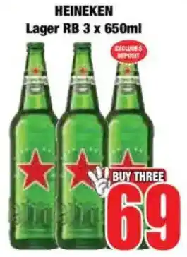 Boxer HEINEKEN Lager RB offer