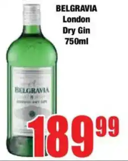 Boxer BELGRAVIA London Dry Gin offer
