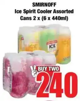 Boxer SMIRNOFF Ice Spirit Cooler Assorted Cans offer
