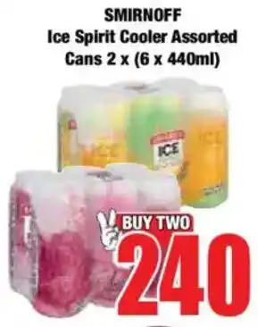 Boxer SMIRNOFF Ice Spirit Cooler Assorted Cans offer