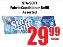 Boxer STA-SOFT Fabric Conditioner Refill Assorted offer