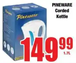 Boxer PINEWARE Corded Kettle offer