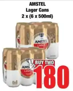 Boxer AMSTEL Lager Cans offer