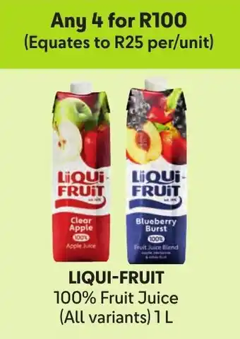 Makro LIQUI-FRUIT 100% Fruit Juice offer