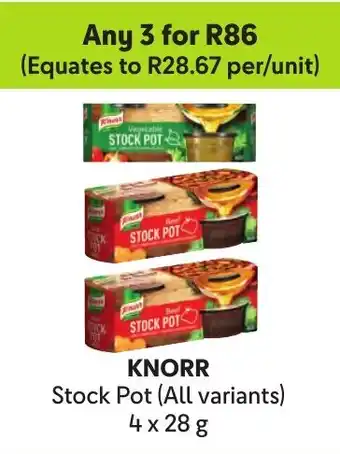Makro KNORR Stock Pot offer