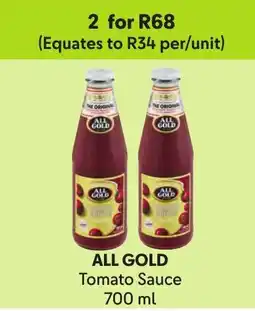 Makro ALL GOLD Tomato Sauce offer