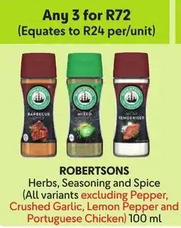 Makro ROBERTSONS Herbs, Seasoning and Spice offer