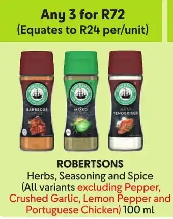 Makro ROBERTSONS Herbs, Seasoning and Spice offer