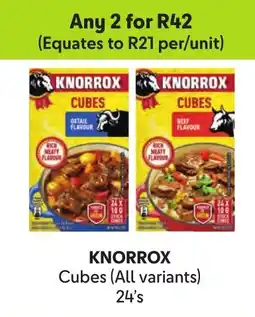 Makro KNORROX Cubes offer
