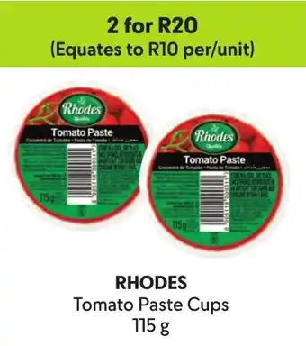 Makro RHODES Tomato Paste Cups offer
