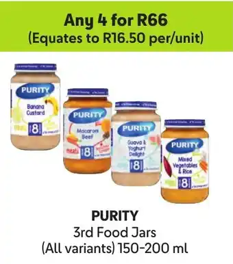 Makro PURITY 3rd Food Jars offer