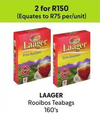 Makro LAAGER Rooibos Teabags offer