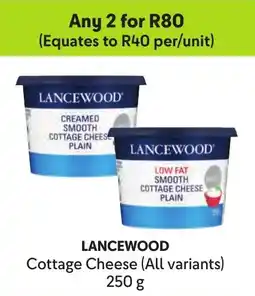 Makro LANCEWOOD Cottage Cheese offer