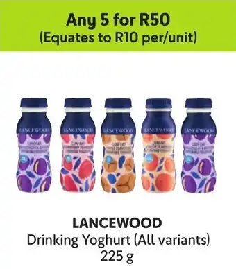 Makro LANCEWOOD Drinking Yoghurt offer