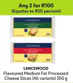 Makro LANCEWOOD Flavoured Medium Fat Processed Cheese Slices offer