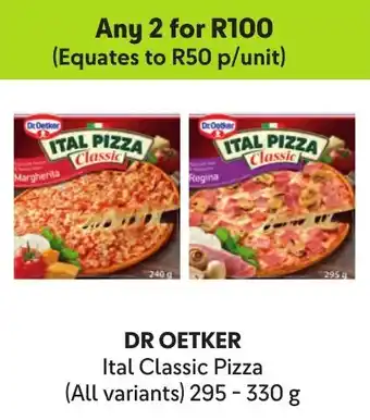 Makro DR OETKER Ital Classic Pizza offer