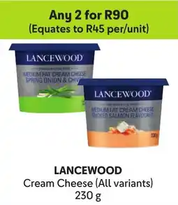 Makro LANCEWOOD Cream Cheese offer