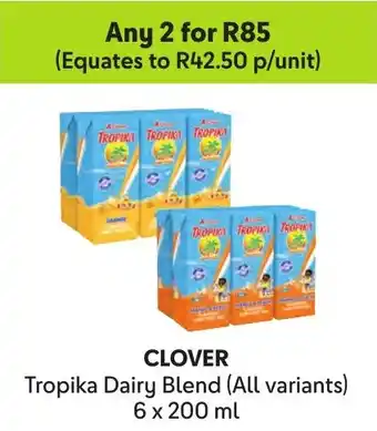 Makro CLOVER Tropika Dairy Blend offer