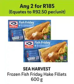 Makro SEA HARVEST Frozen Fish Friday Hake Fillets offer