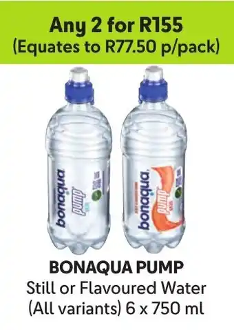 Makro BONAQUA PUMP Still or Flavoured Water offer