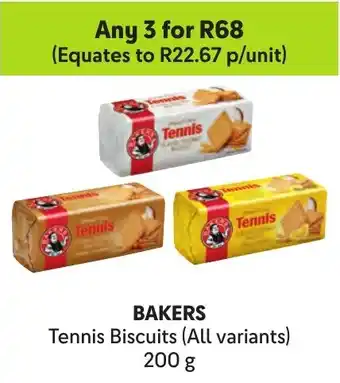 Makro BAKERS Tennis Biscuits offer