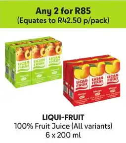 Makro LIQUI-FRUIT 100% Fruit Juice offer
