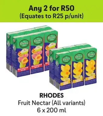 Makro RHODES Fruit Nectar offer