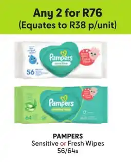 Makro PAMPERS Sensitive or Fresh Wipes offer