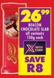 Shoprite Beacon chocolate slab offer
