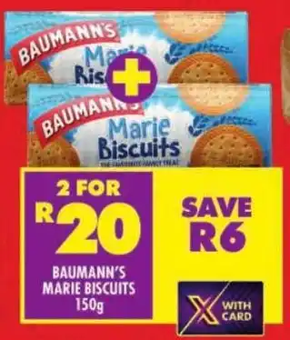 Shoprite Baumann's marie biscuits offer