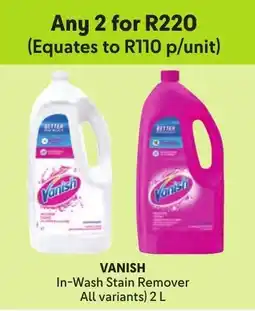 Makro VANISH In-Wash Stain Remover offer