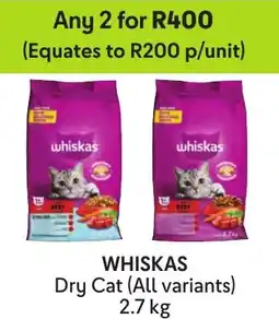 Makro WHISKAS Dry Cat offer