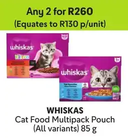 Makro WHISKAS Cat Food Multipack Pouch offer