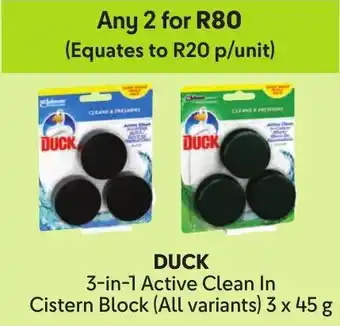 Makro DUCK 3-in-1 Active Clean In Cistern Block offer
