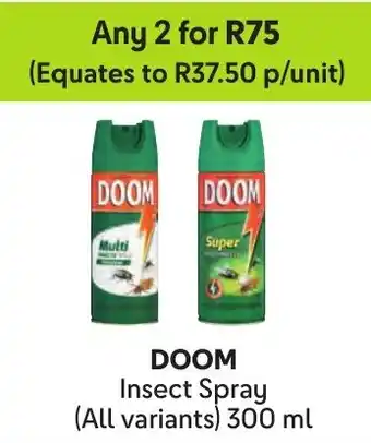 Makro DOOM Insect Spray offer