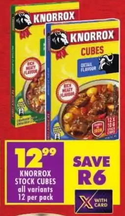 Shoprite Knorrox stock cubes offer