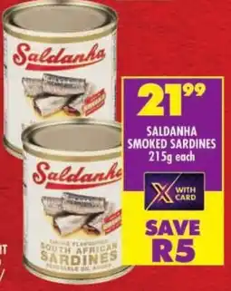 Shoprite Saldanha smoked sardines offer