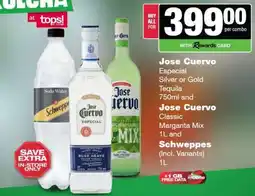 Spar Tops Jose Cuervo Combo offer