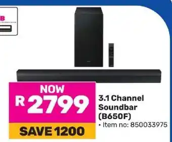 Game 3.1 Channel Soundbar (B650F) offer
