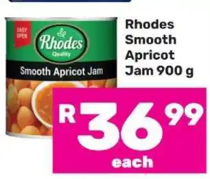 Game Rhodes Smooth Apricot Jam 900 g offer