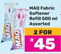Game MAQ Fabric Softener Refill 500 ml Assorted offer