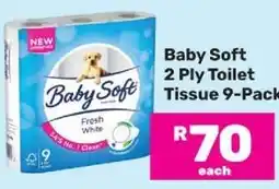 Game Baby Soft 2 Ply Toilet Tissue 9-Pack offer