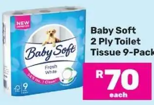 Game Baby Soft 2 Ply Toilet Tissue 9-Pack offer