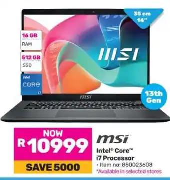 Game MSI Laptop offer
