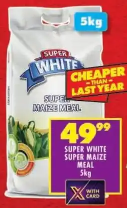 Shoprite Super white super maize meal offer