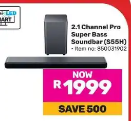 Game 2.1 Channel Pro Super Bass Soundbar (S55H) offer