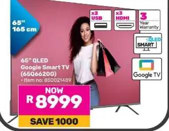 Game 65” QLED Google Smart TV (6506620G) offer