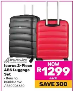 Game Icarus 2-Piece ABS Luggage Set offer