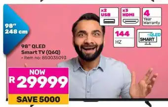 Game 98 QLED Smart TV (Q6Q) offer