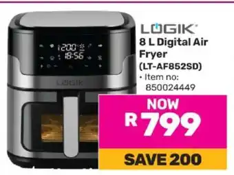 Game LOGIK 8 L Digital Air Fryer offer